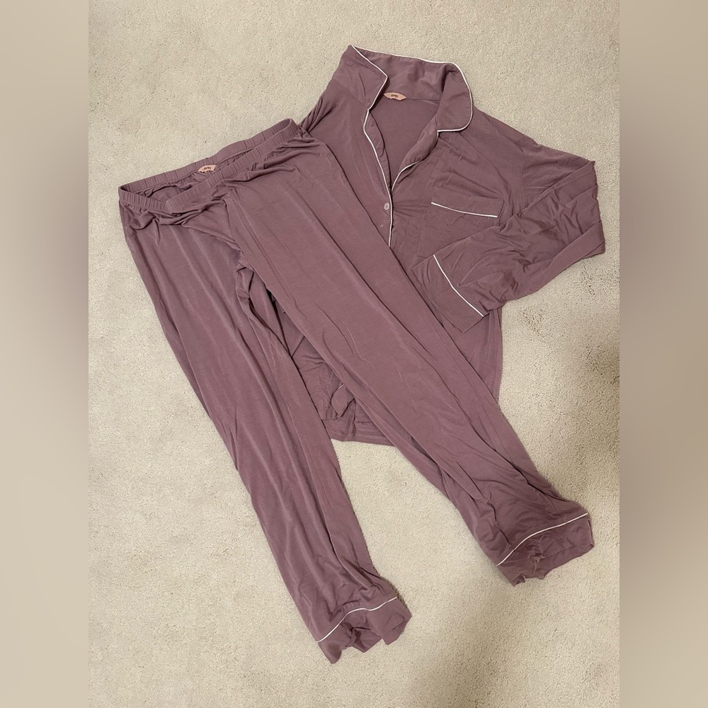 Eberjey Purple Pajama Set